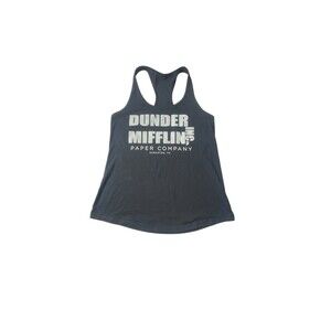 Dunder Mifflin logo racerback tank top